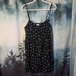 Forever 21 Plus Black and White Polka Dot Dress